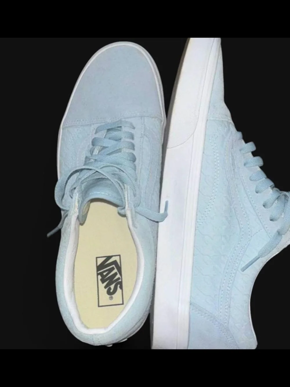 Vans Light Blue Low-Top Sneakers